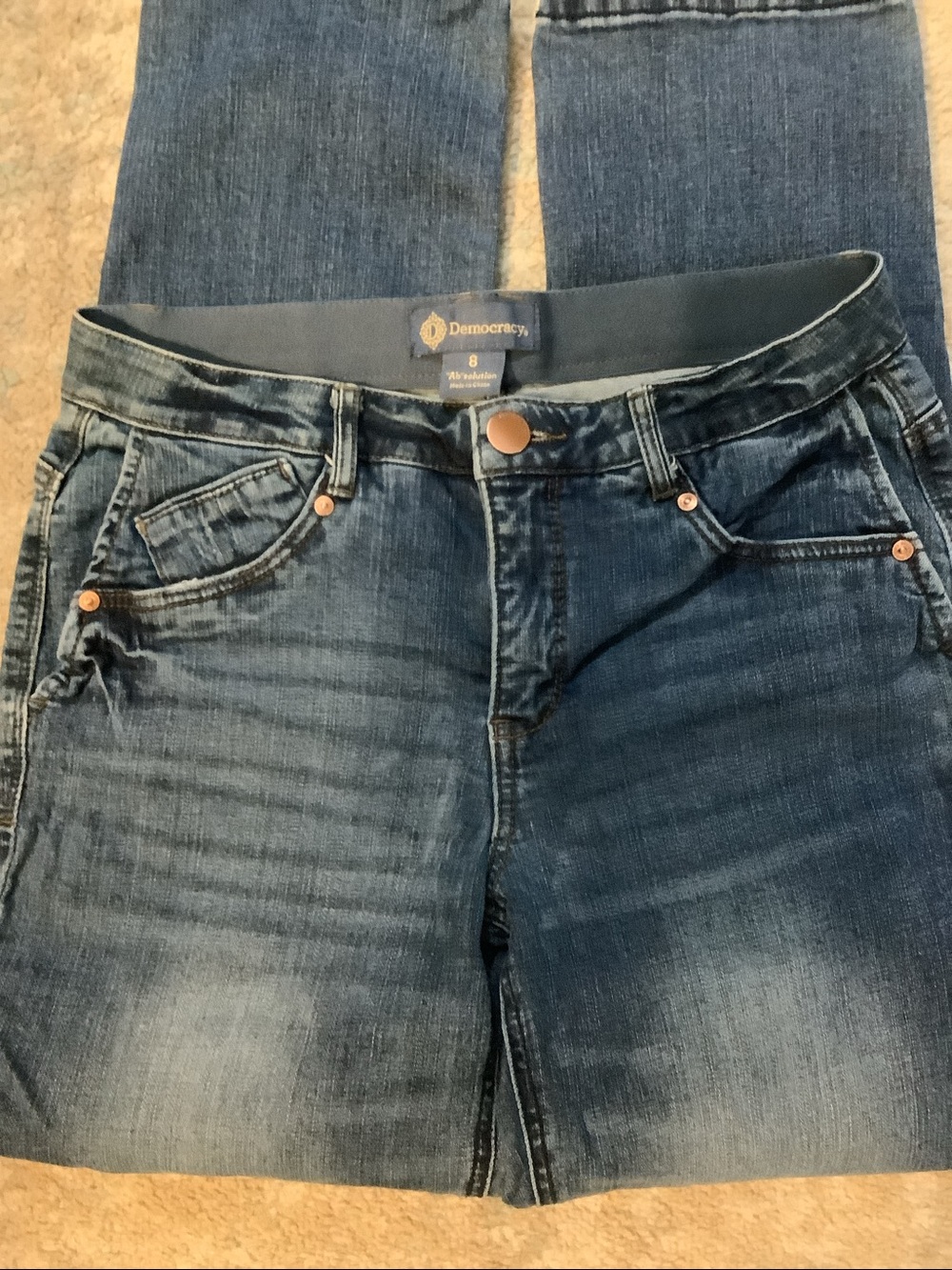 EUC DemocracyWomen's straight leg Jeans size 8